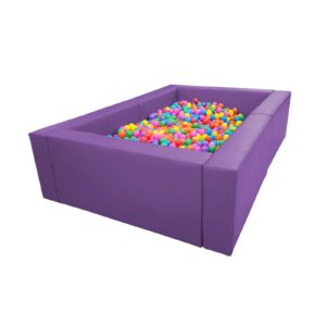 Basen z piłeczkami na stelażu 3 x 3 m, wys. 45 cm - Ekoskóra