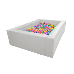 Basen z piłeczkami na stelażu 3 x 3 m, wys. 45 cm - Ekoskóra