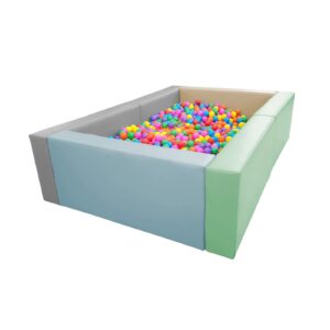 Basen z piłeczkami na stelażu 3 x 3 m, wys. 45 cm - Ekoskóra