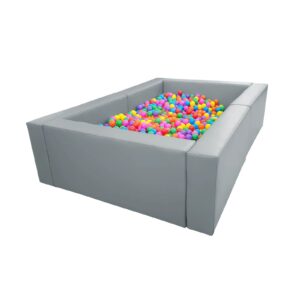 Basen z piłeczkami na stelażu 3 x 3 m, wys. 45 cm - Ekoskóra