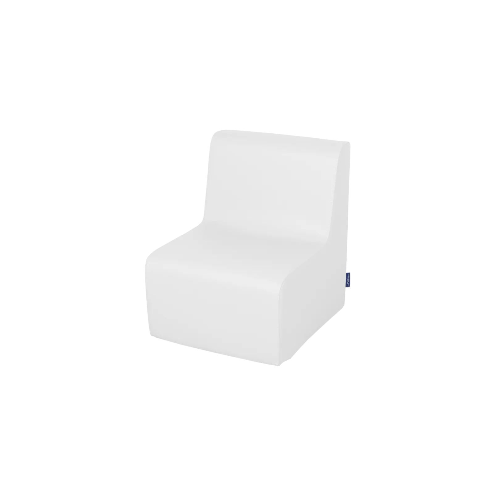 Biały duży fotelik