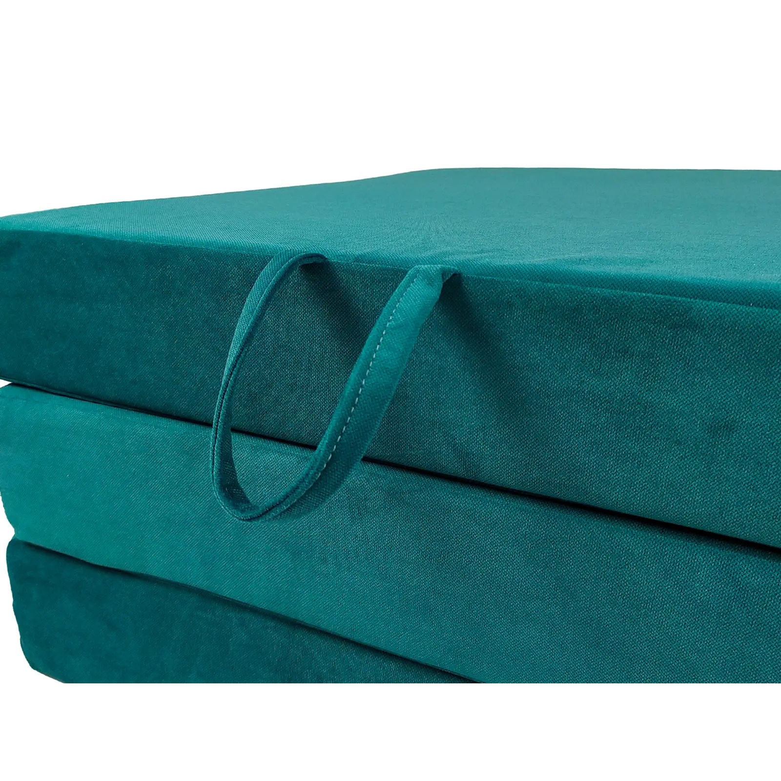 Materac trzyczęściowy 180x60x10 cm - AMORE - obrazek 3