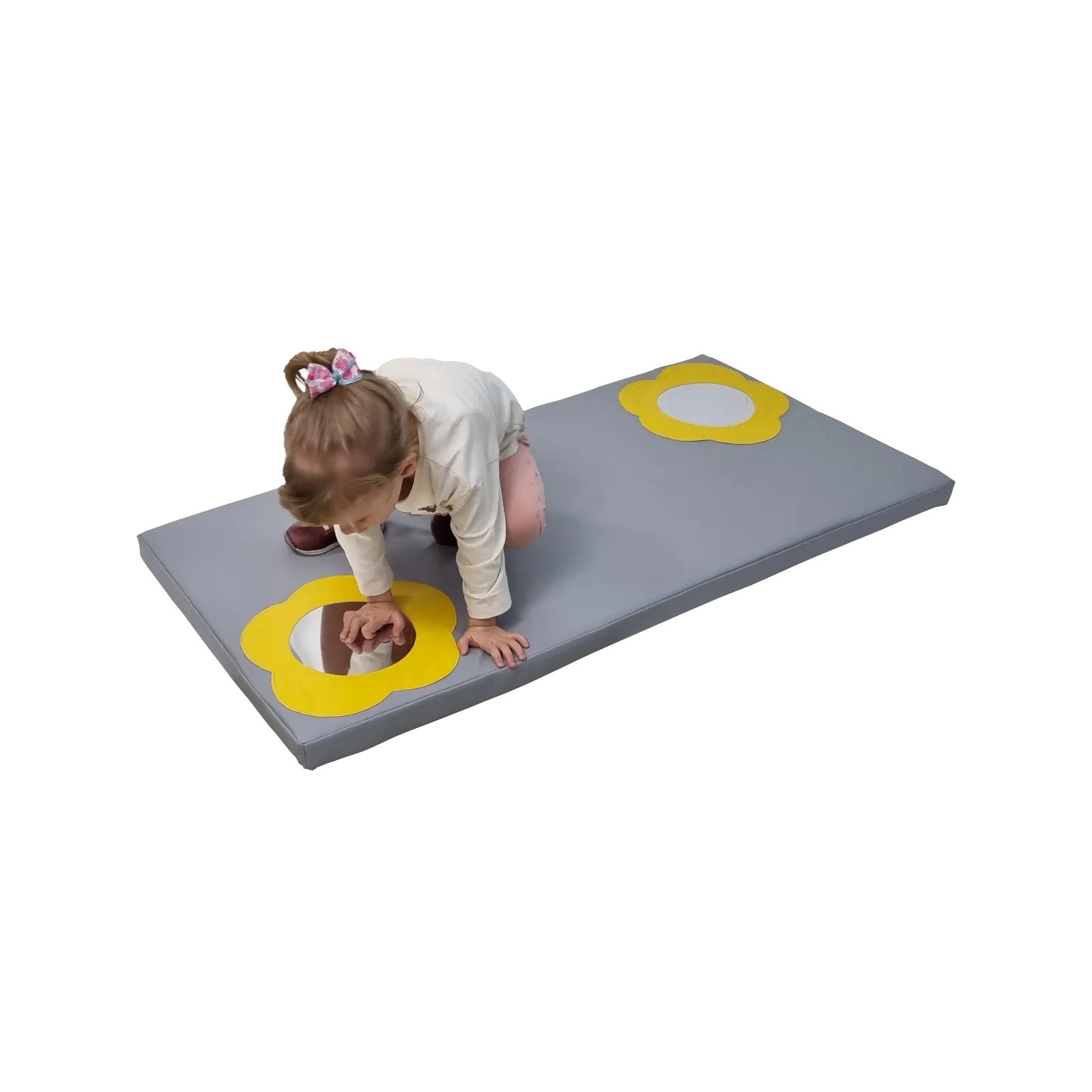 Materac z lusterkami do Tunelu piankowego DOMEK - materac rehabilitacyjny - obrazek 2