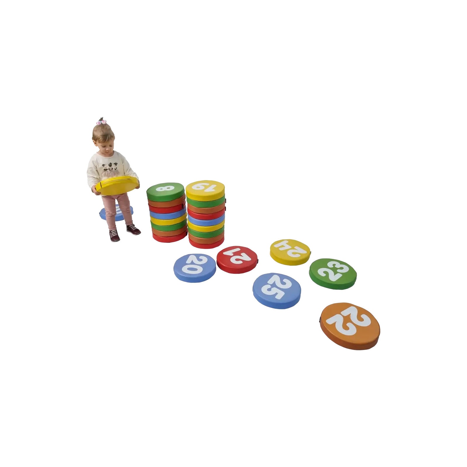 Piankowe poduszki do siedzenia, Cyferki 1-25 - obrazek 5