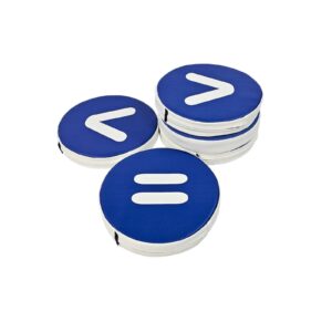 Piankowe poduszki do siedzenia - znaki matematyczne