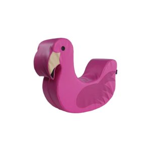 Piankowy bujak ptak flaming - kształtka rehabilitacyjna