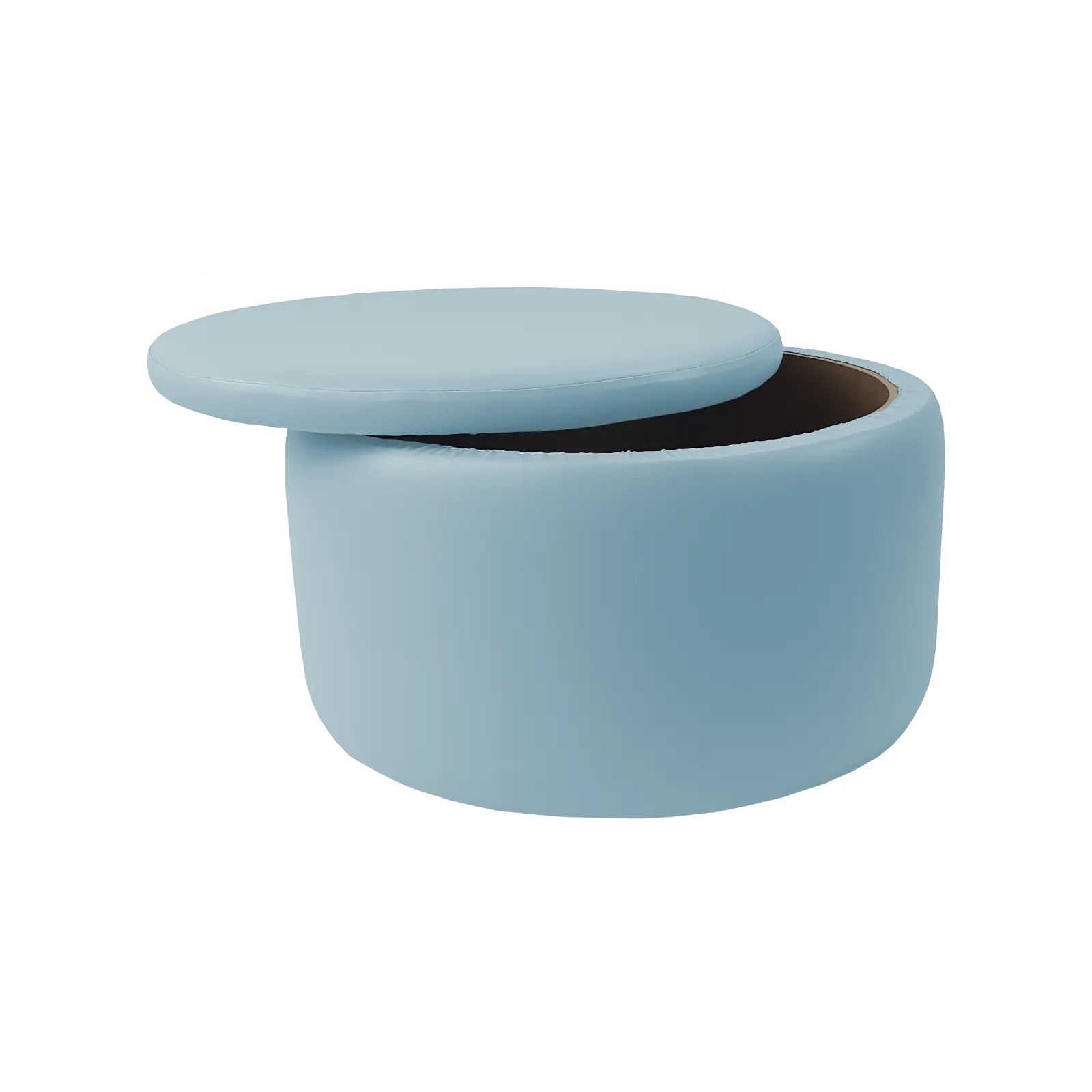 Pufa śr. 80cm otwierana mała wys.30 cm - obrazek 2