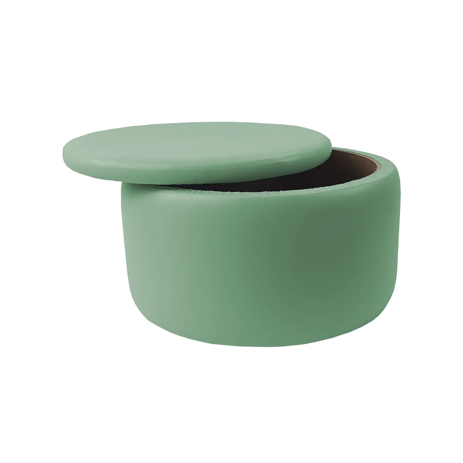 Pufa śr. 80cm otwierana mała wys.30 cm - obrazek 2