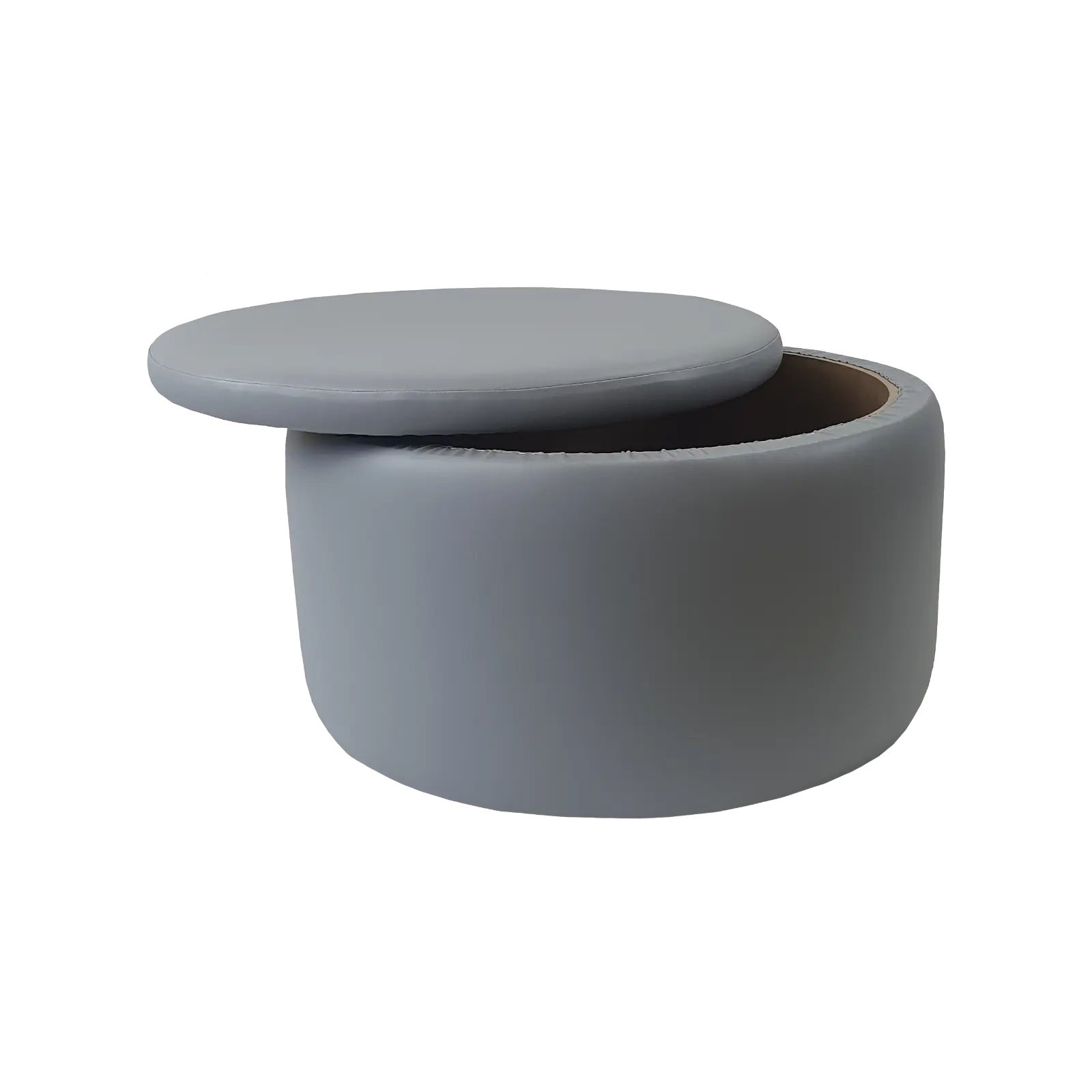 Pufa śr. 80cm otwierana mała wys.30 cm - obrazek 2