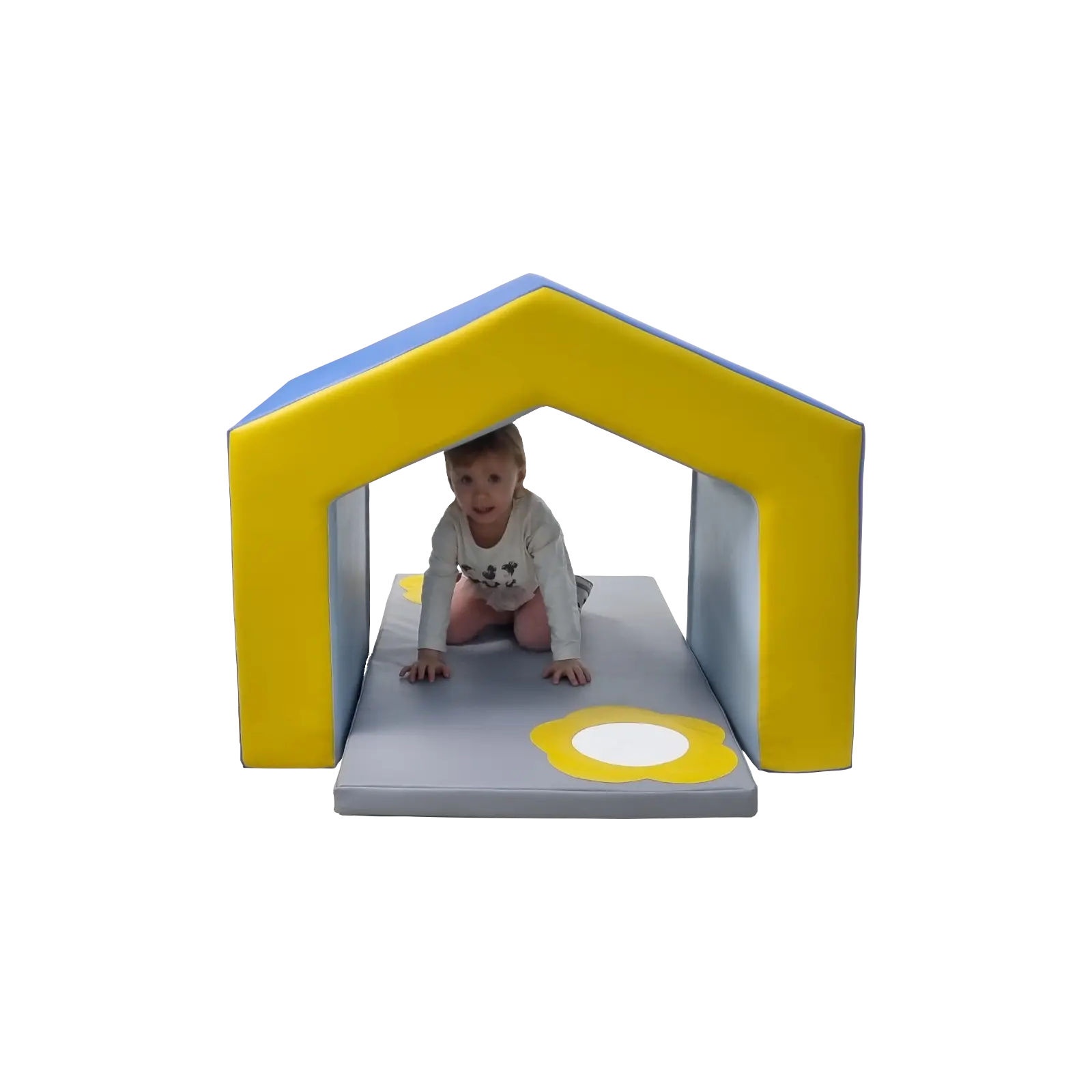 Tunel piankowy DOMEK z materacem - kształtka rehabilitacyjna - obrazek 2