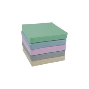 Zestaw klocków piankowych - Poduszki kwadratowe pastele 30x30x5 cm - 5 szt.