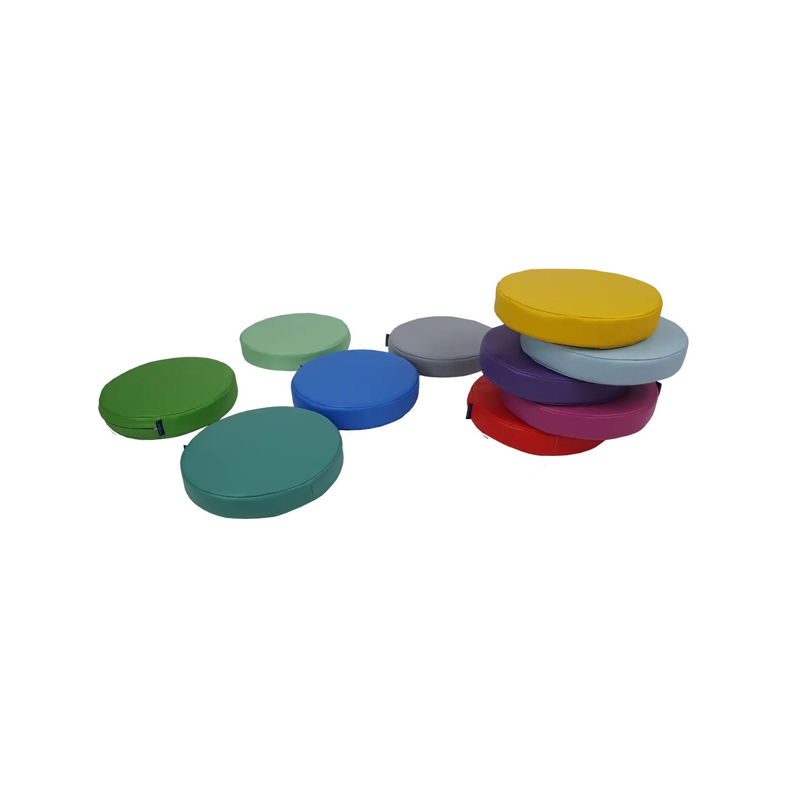 Zestaw klocków piankowych - Poduszki okrągłe 40x5 cm - 10 szt. - obrazek 2