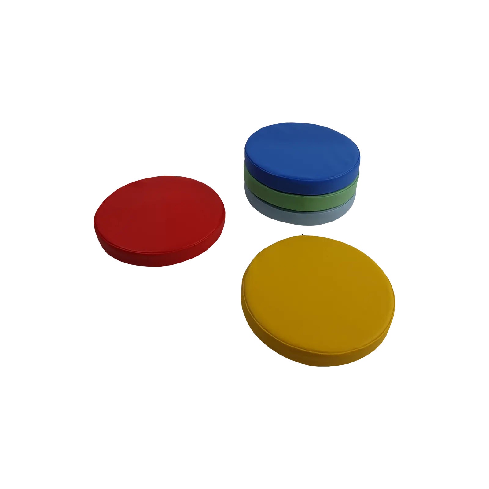 Zestaw klocków piankowych - Poduszki okrągłe 40x5 cm - 5 szt. - obrazek 3