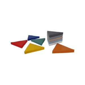 Zestaw klocków piankowych - Poduszki trójkątne - 10 szt.