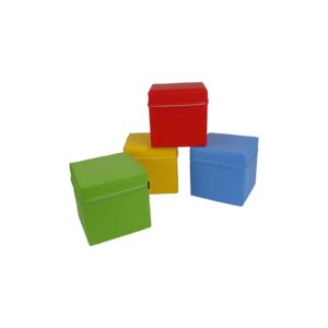 Zestaw kostek 4 - siedziska z pianki - kształtki rehabilitacyjne