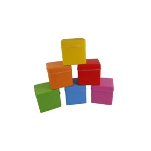Zestaw kostek 6 - siedziska z pianki - kształtki rehabilitacyjne